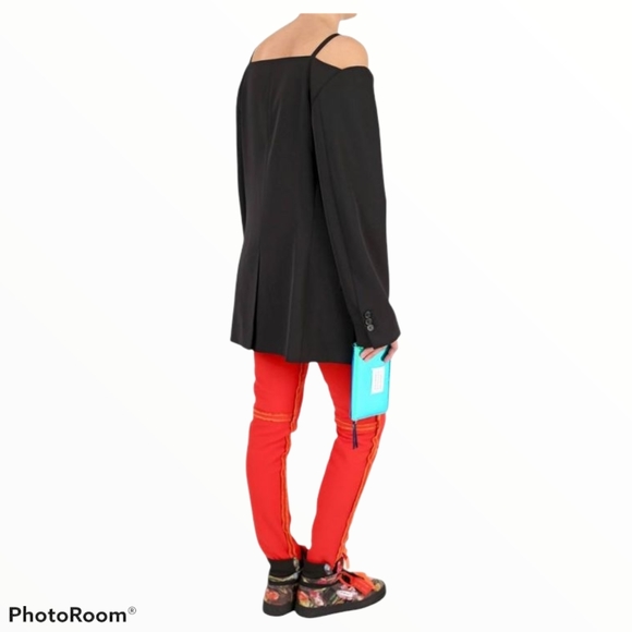 BEN TAVERNITI UNRAVEL PROJECT Red Reverse Boyskinny Jeans Lipstick NEW Size W26 - Picture 11 of 11